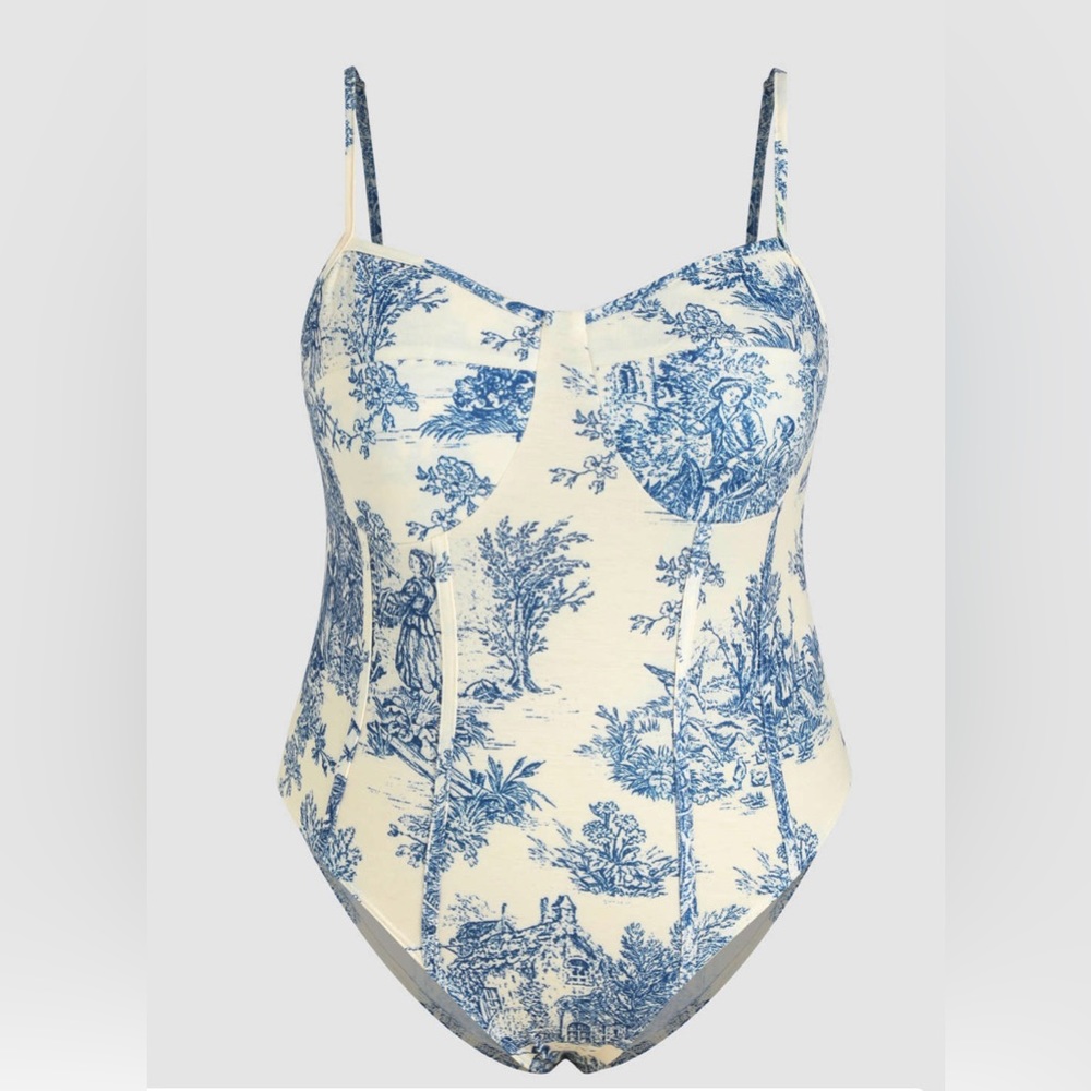 Toile de Jouy Bodysuit